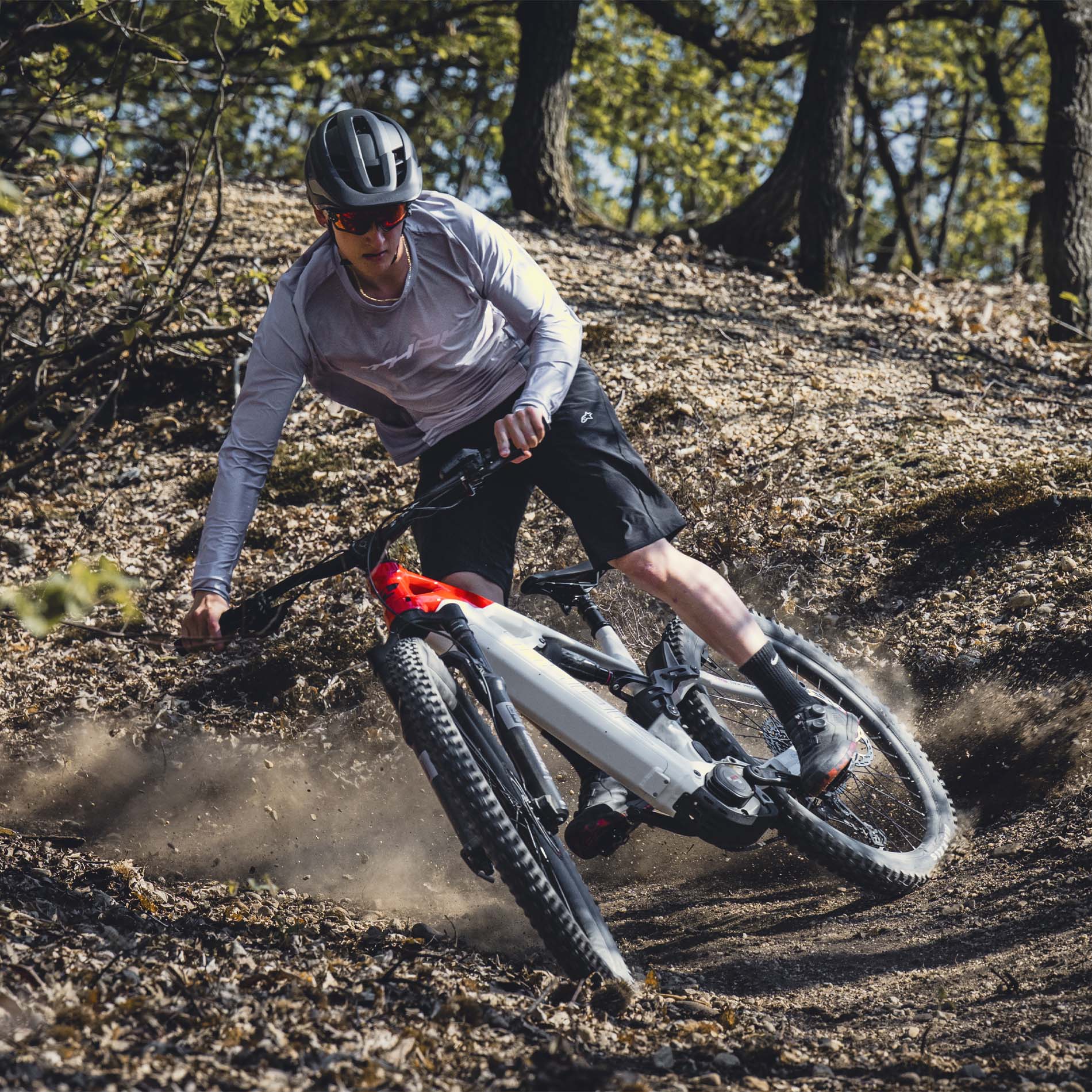 thok-team-grey-maillot-manches-longues-vtt-115-gsm image 2