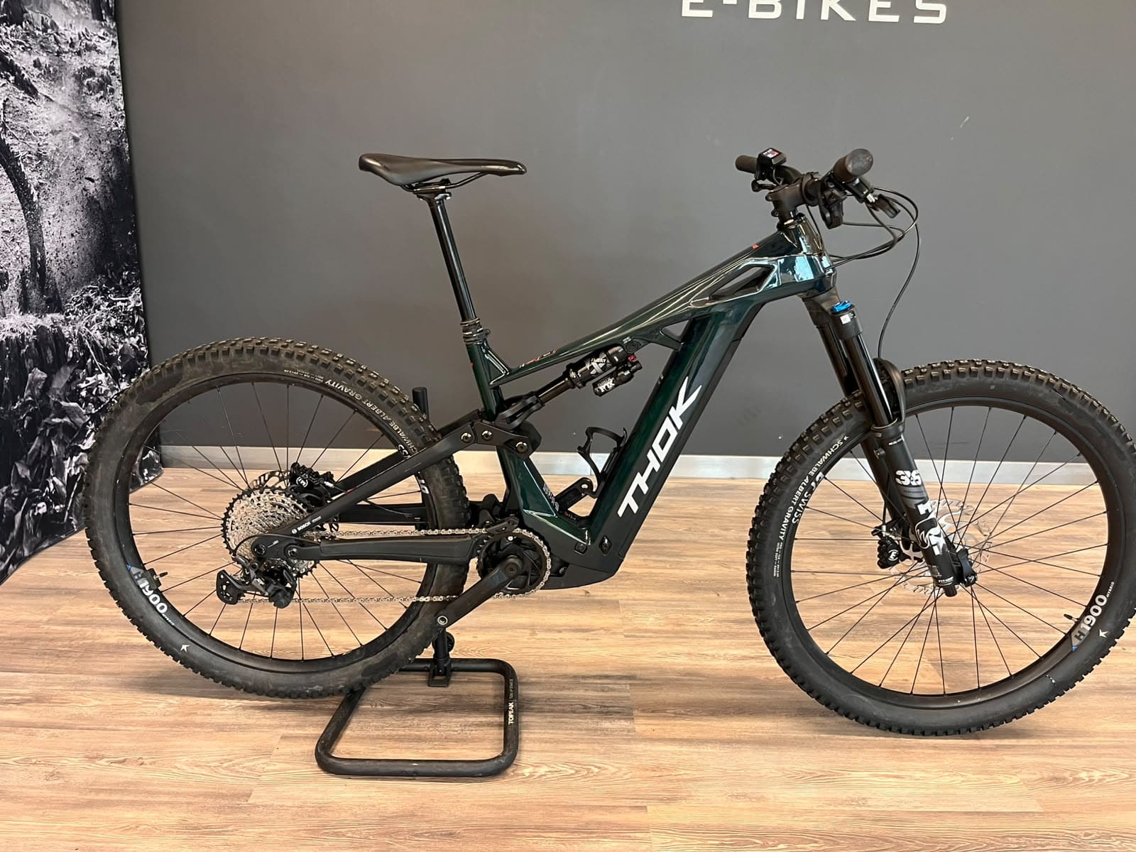 thok-tp4-s-green-taille-l-vtt-lectrique-carbone-reconditionn-test-647-km image 2