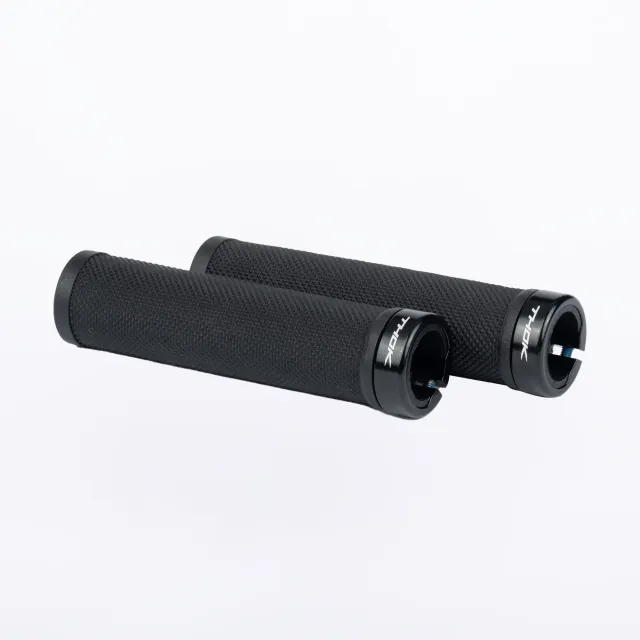 thok-manopole-lock-on-grip-noires-pour-vtt-lectrique image 1