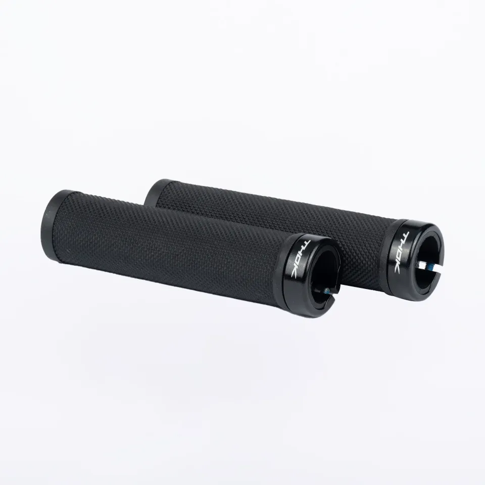thok-manopole-lock-on-grip-noires-pour-vtt-lectrique image 1