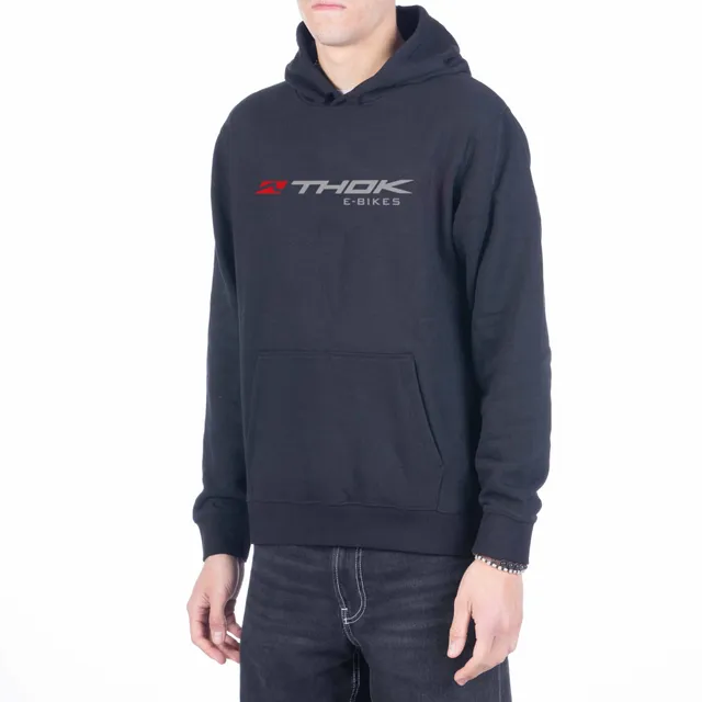 thok-hoodie-staff-sweat-capuche-vtt-coton-noir image 1