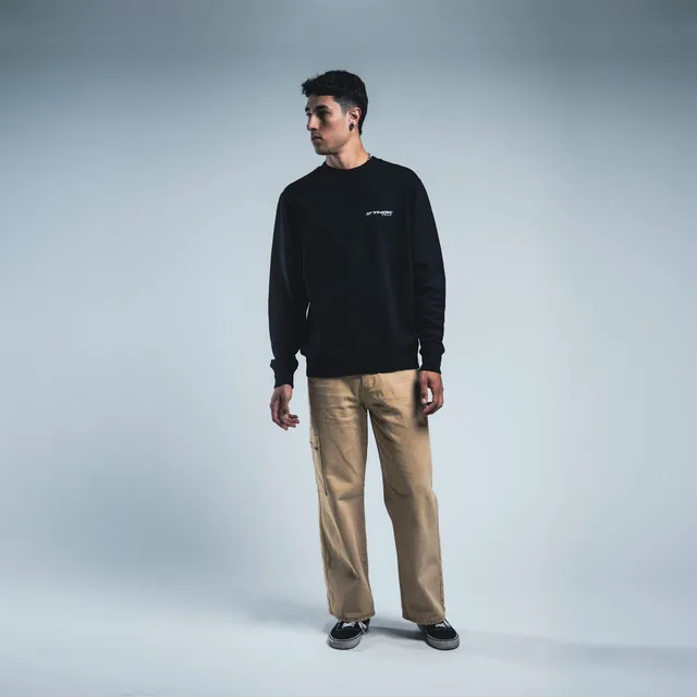 thok-sw-crew-black-sweat-col-rond-unisexe-350-gsm image 1
