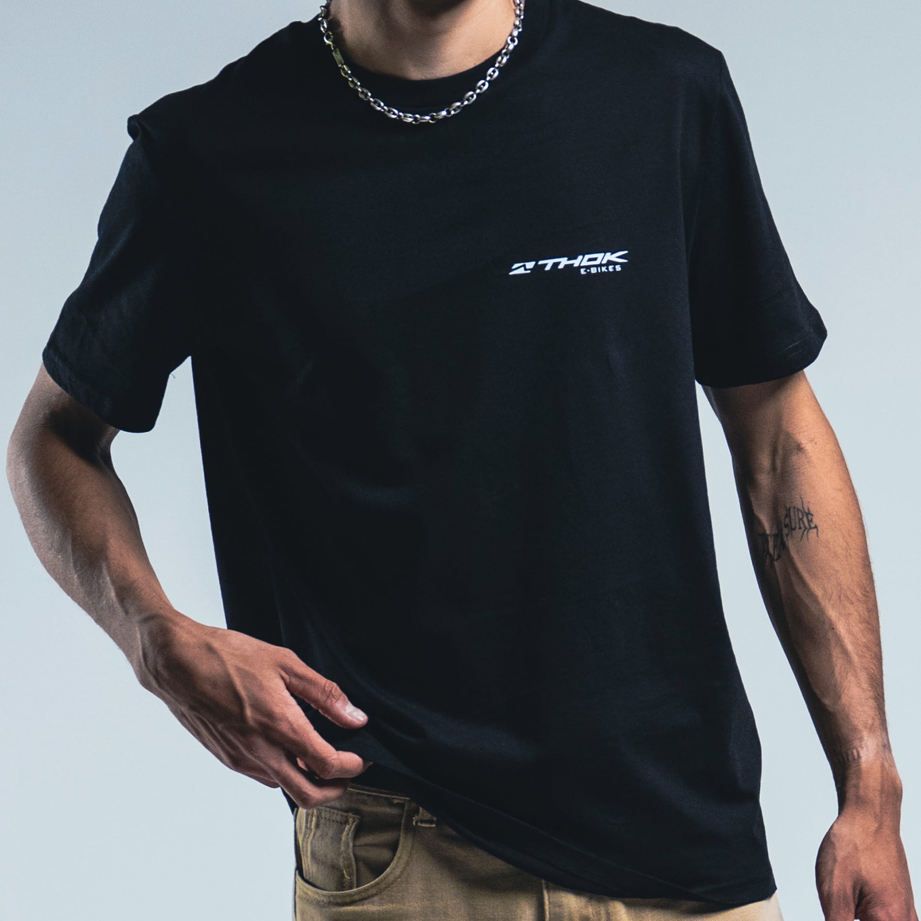 thok-t-crew-black-t-shirt-manches-courtes-noir image 2