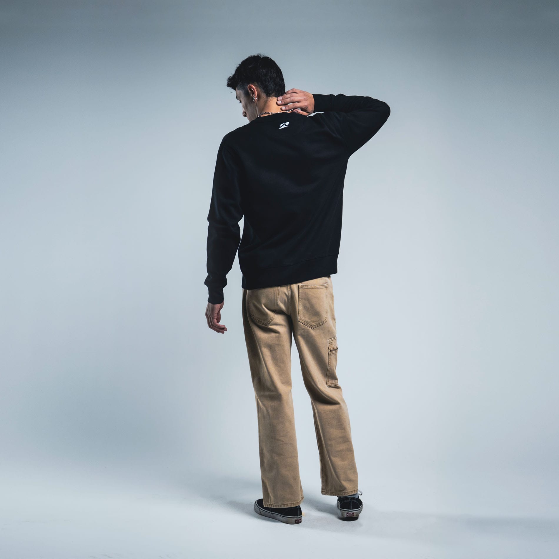 thok-sw-crew-black-sweat-col-rond-unisexe-350-gsm image 4