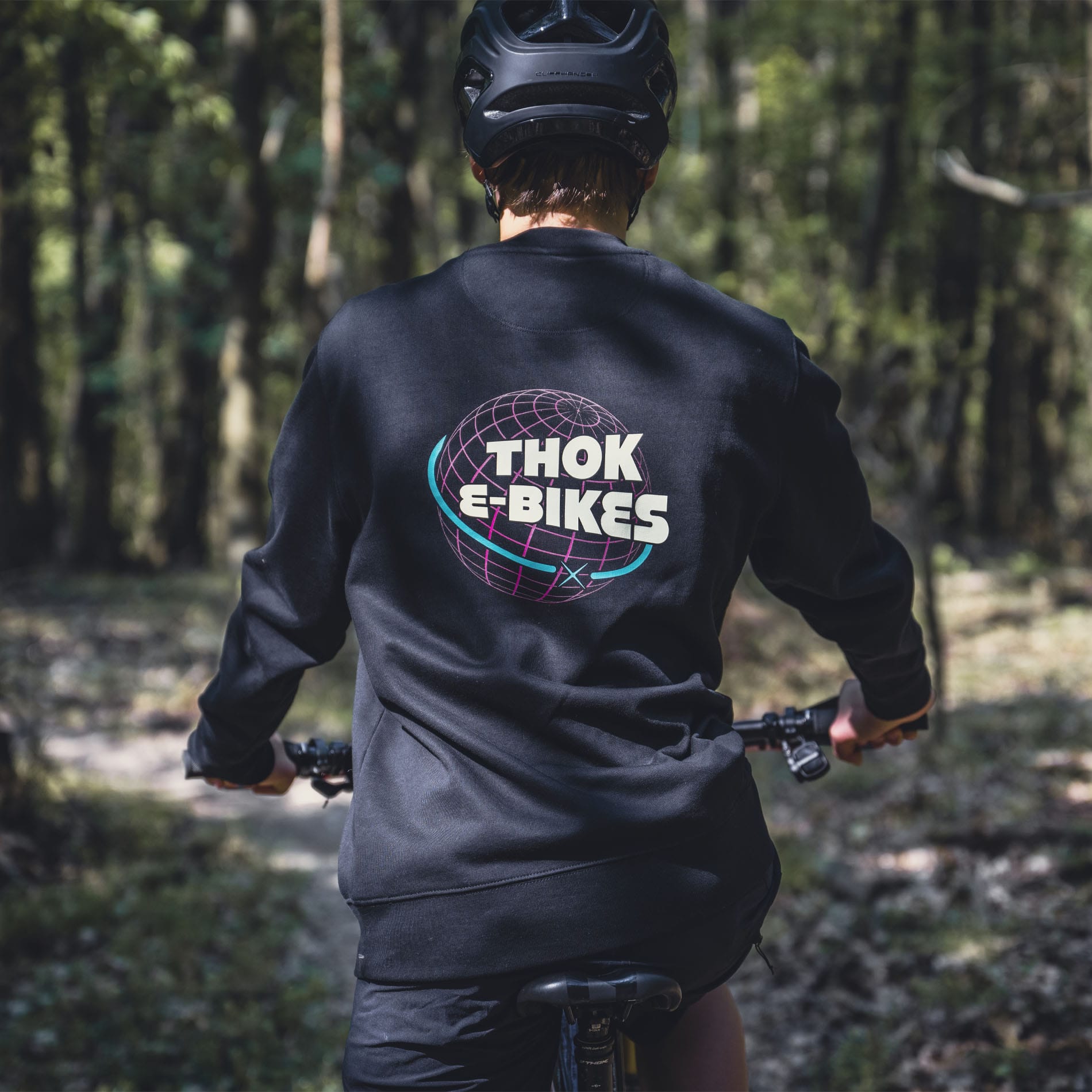 thok-365-sweat-col-rond-unisexe-noir-molleton-racing-bio image 3