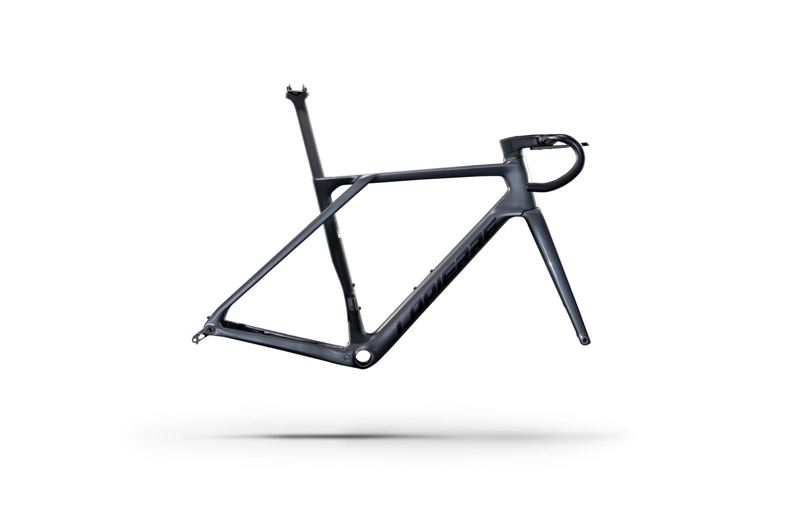 lapierre-xelius-drs-frameset-kit-cadre-route-carbone-gris-cold-rain-glossy image 1