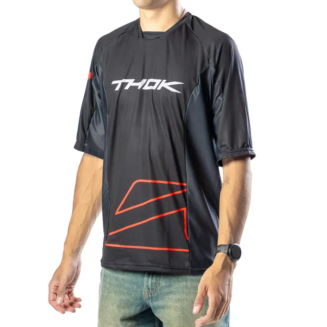 thok-blackflow-jersey-ss-maillot-vtt-manches-courtes-noir image 1