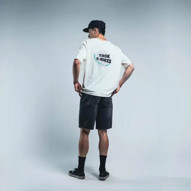 thok-365-t-shirt-unisexe-off-white-coton-bio-racing image 1
