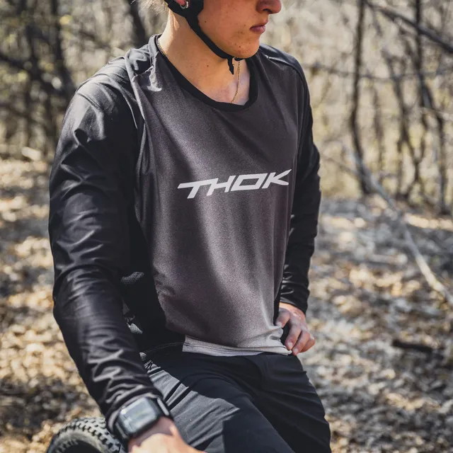 thok-team-black-maillot-vtt-manches-longues image 1