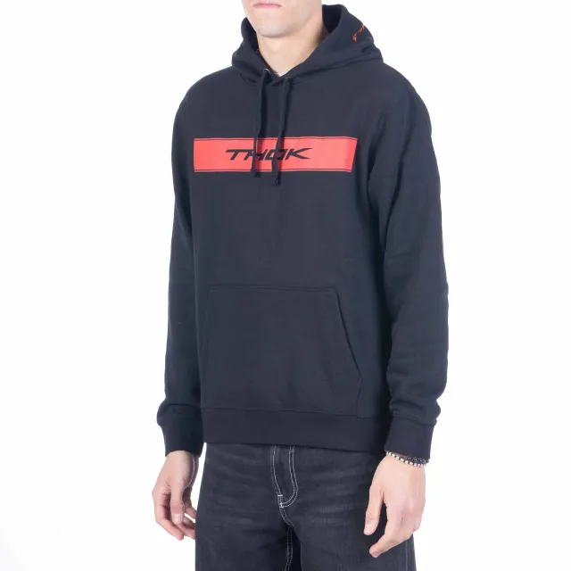 thok-sweat-capuche-crew-black-100-coton image 1